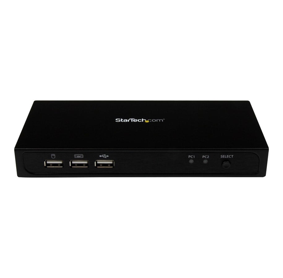 KVM-switch - StarTech.com 2-port DisplayPort KVM switch - SV231DPU2