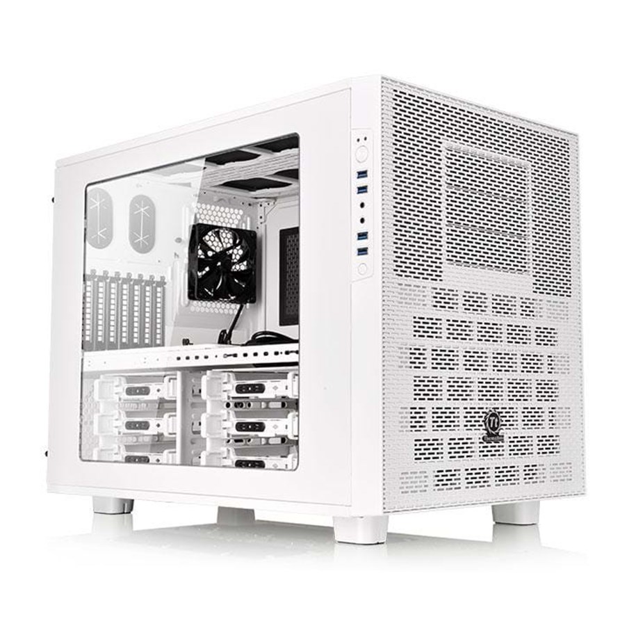 Kabinet - Thermaltake Core X9 Snow - Kabinet - Cube - Hvid - CA-1D8-00F6WN-00