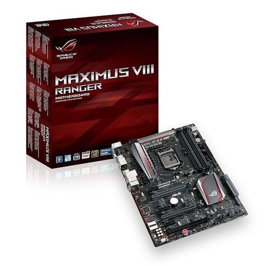 Bundkort - ASUS MAXIMUS VIII RANGER Bundkort - Intel Z170 - Intel LGA1151 socket - DDR4 RAM - ATX - 90MB0LX0-M0EAY0