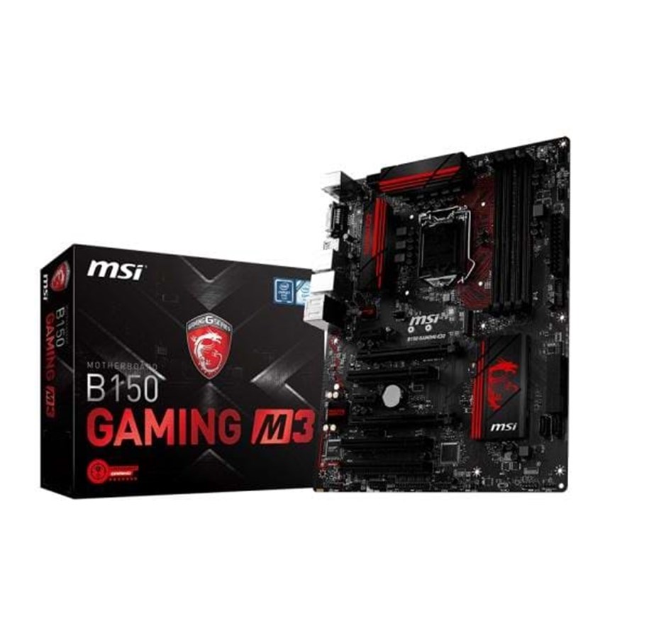 Bundkort - MSI B150 GAMING M3 Bundkort - Intel B150 Express - Intel LGA1151 - DDR4 RAM - ATX - B150 GAMING M3