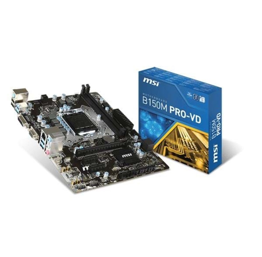 Bundkort - MSI B150M PRO-VD Bundkort - Intel B150 Express - Intel LGA1151 - DDR4 RAM - Micro-ATX - B150M PRO-VD