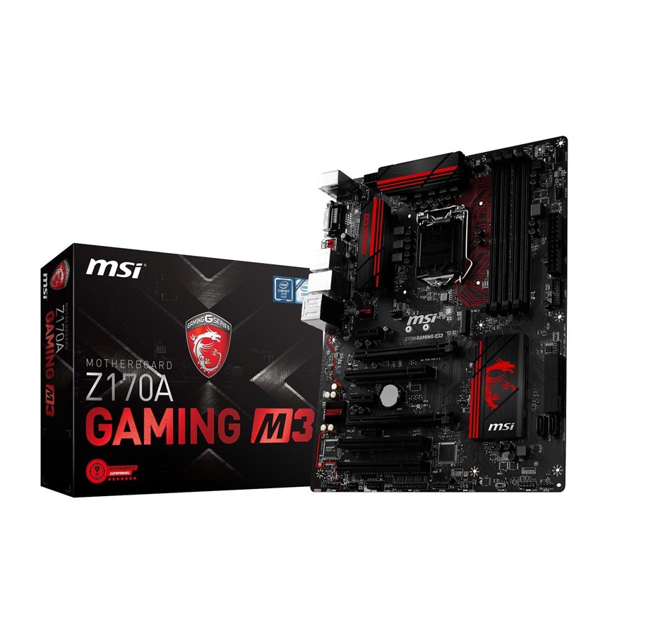 Bundkort - MSI Z170A GAMING M3 Bundkort - Intel Z170 - Intel LGA1151 - DDR4 RAM - ATX - Z170A GAMING M3