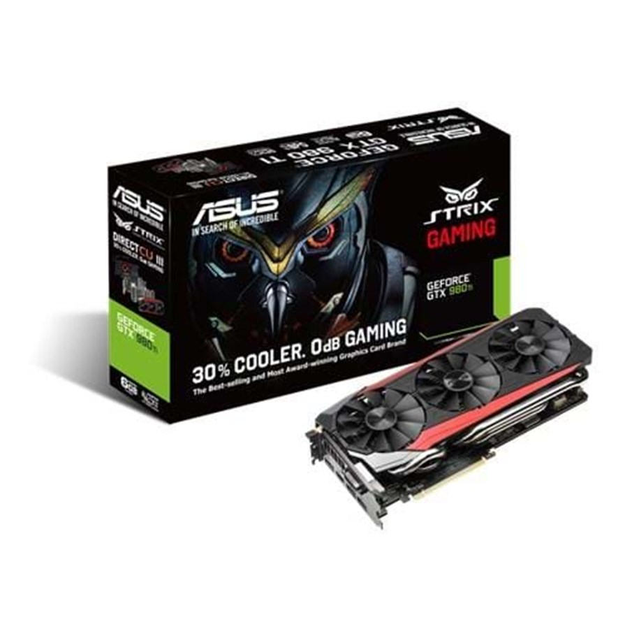 Grafikkort - ASUS GeForce GTX 980 Ti - 6GB GDDR5 RAM - Grafikkort - 90YV08J1-M0NM00
