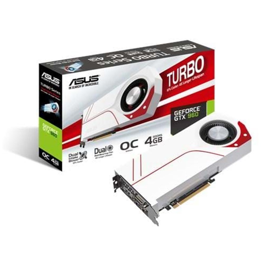 Grafikkort - ASUS GeForce GTX 960 - 4GB GDDR5 RAM - Grafikkort - 90YV07NA-M0NA00