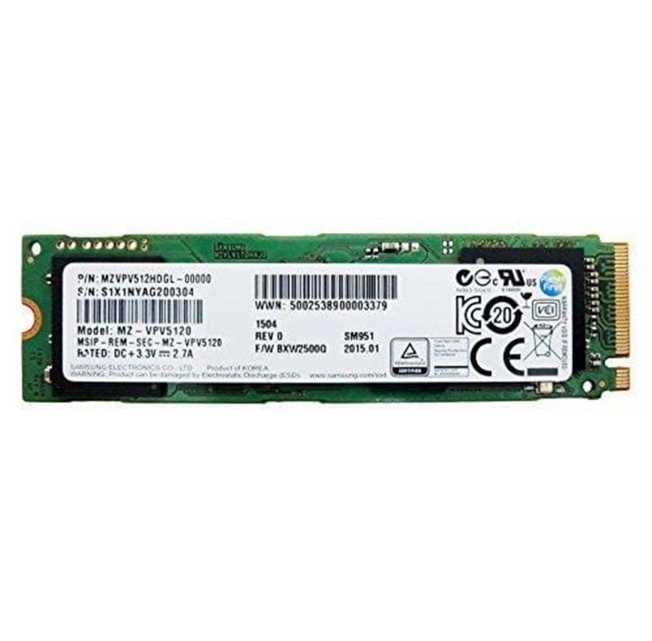 SSD - Samsung SM951 SSD M.2 2280 NVMe - 512GB - MZVPV512HDGL-00000