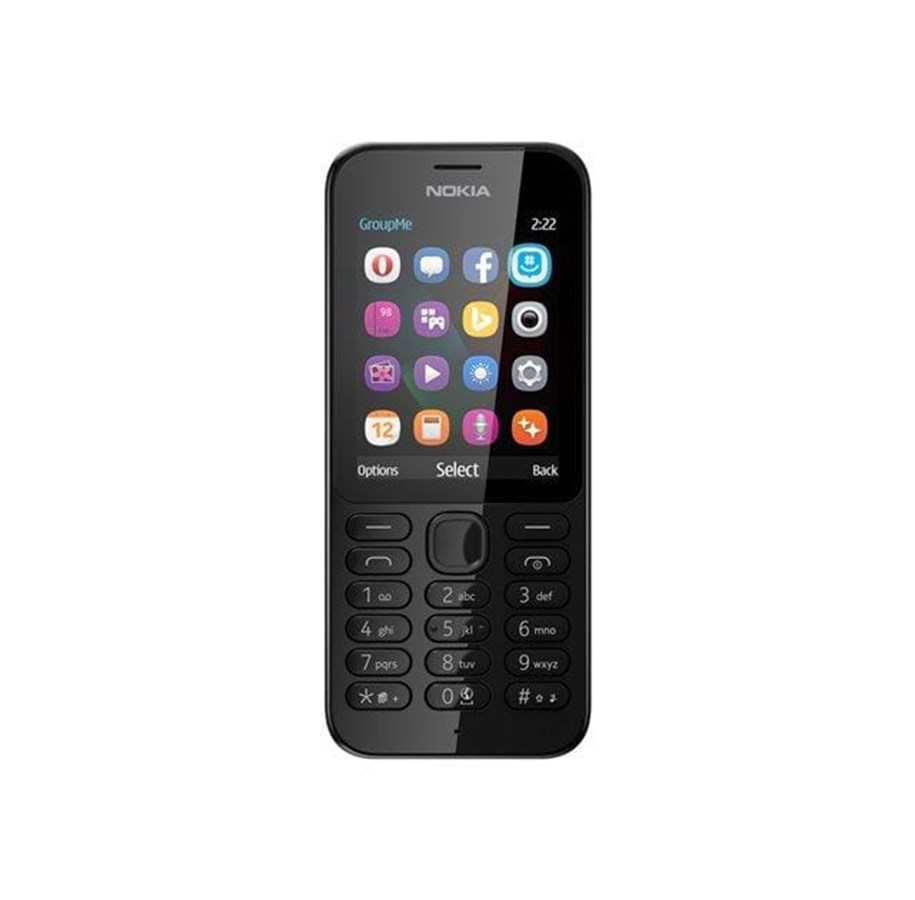 Mobil - Nokia 222 - Black - A00026485