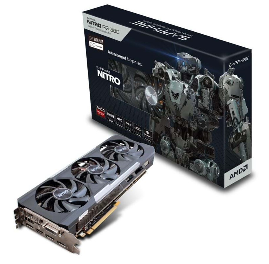 Grafikkort - Sapphire Radeon R9 390 - 8GB GDDR5 RAM - Grafikkort - 11244-01-20G