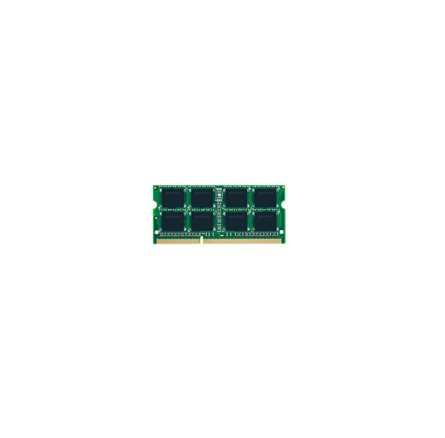 RAM - GOODRAM SODIMM DDR3-1600 - 8GB - CL11 - Single Channel (1 pcs) - Grøn - GR1600S364L11/8G