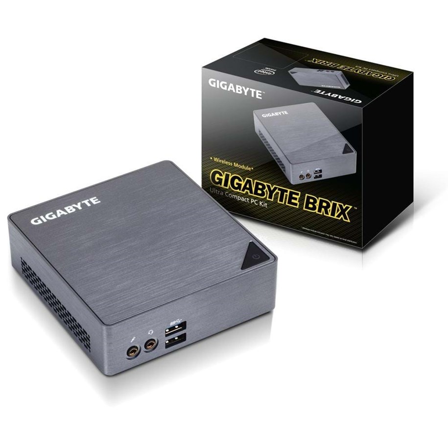Stationær - Mini PC / Barebone - GIGABYTE BRIX i7-6500 - Skylake NUC - GB-BSI7-6500