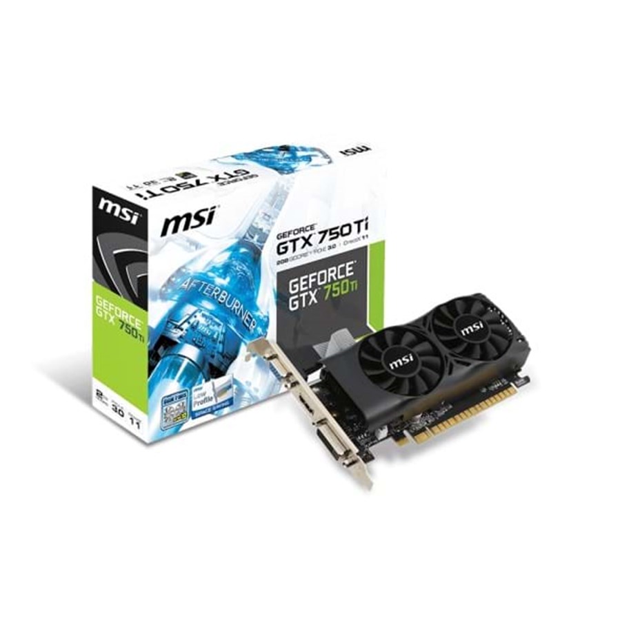 Grafikkort - MSI GeForce GTX 750 Ti - 2GB GDDR5 RAM - Grafikkort - N750Ti-2GD5TLP