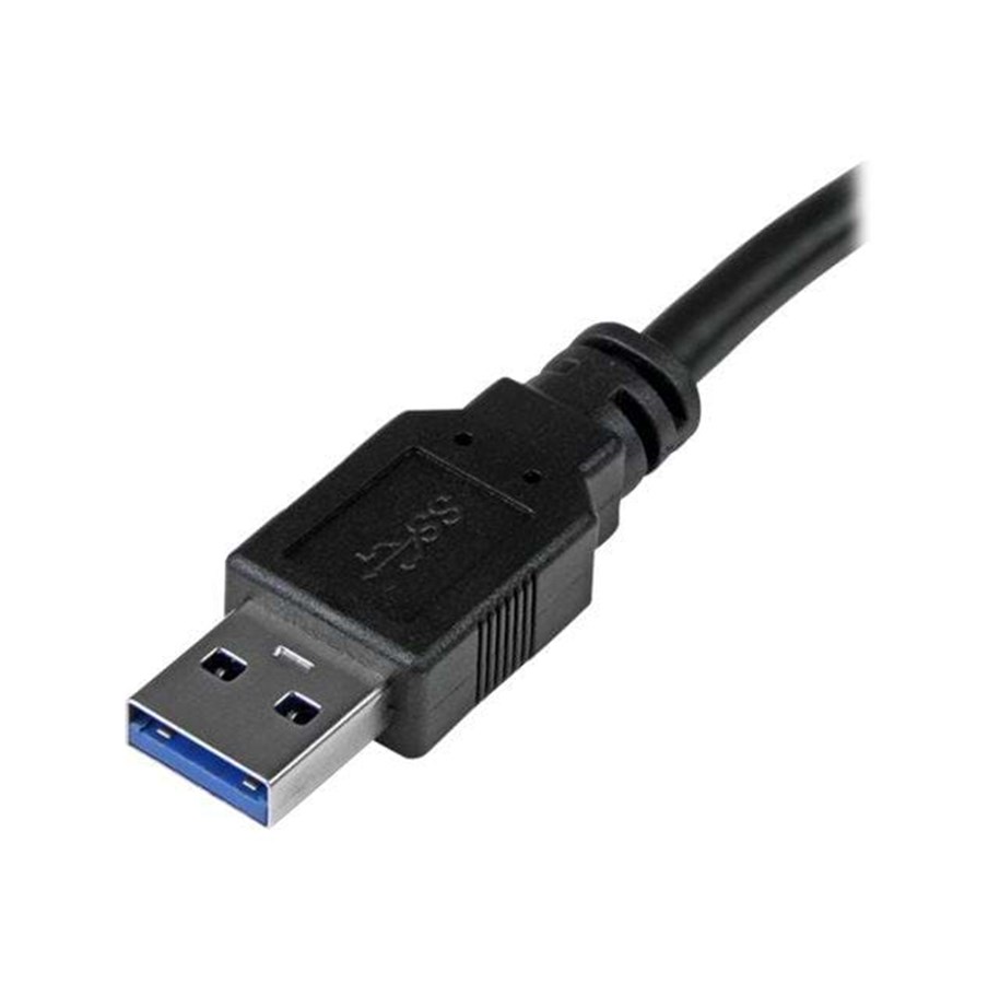 System-S USB 3.1 Gen 2 Doppeladapter – 2x Typ C Stecker Zu Buchse + USB-A Buchse, 100W