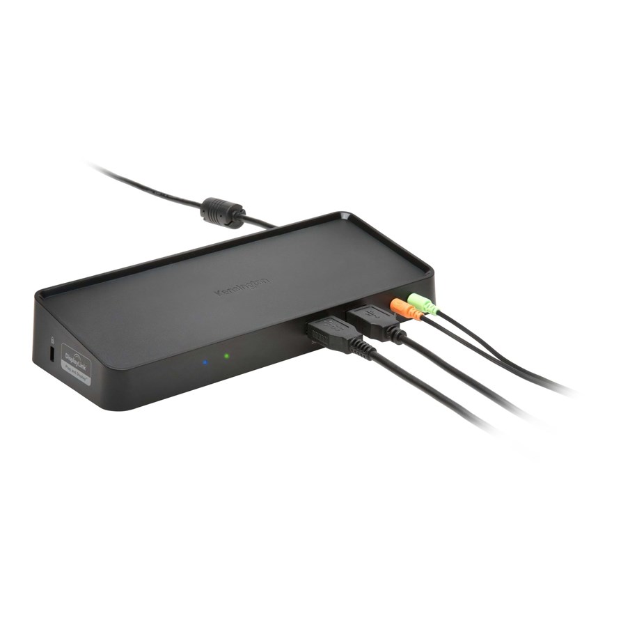 Dockingstation - Kensington Docking Station  SD3600 - Aktiv USB 3.0 HUB - HDMI & DVI/VGA - RJ45 - 4x USB 2.0 / 2x USB 3.0 - K33991WW