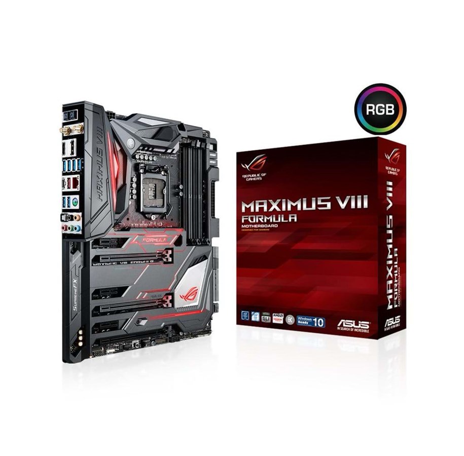 Bundkort - ASUS MAXIMUS VIII FORMULA Bundkort - Intel Z170 - Intel LGA1151 socket - DDR4 RAM - ATX - 90MB0MV0-M0EAY0