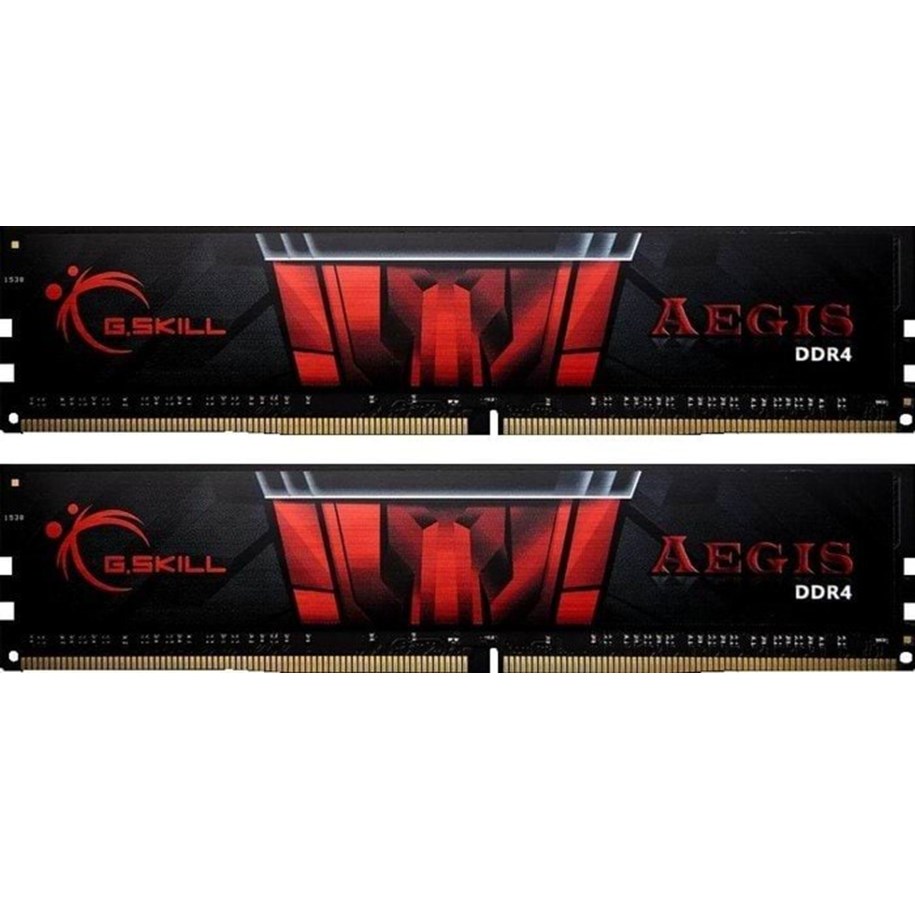 RAM - G.Skill AEGIS DDR4-2133 - 8GB - CL15 - Dual Channel (2 pcs) - Intel XMP - Sort - F4-2133C15D-8GIS