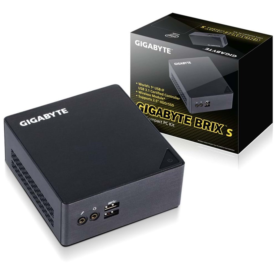 Stationær - Mini PC / Barebone - GIGABYTE BRIX i7-6500 HT - Skylake NUC - GB-BSi7HT-6500
