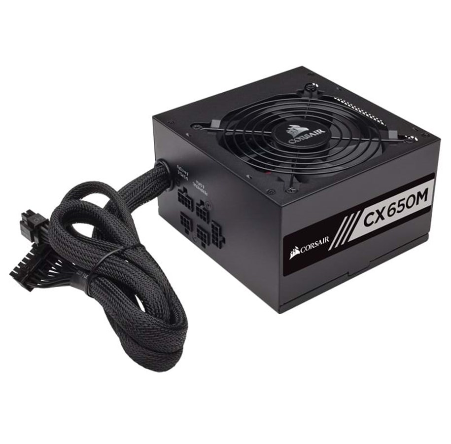 Strømforsyning - Corsair CX650M Strømforsyning - 650 Watt - 120 mm - ATX - 80 Plus Bronze certified - CP-9020103-EU