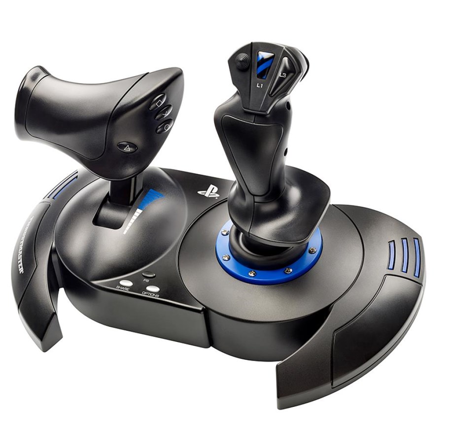 Spil tilbehør - Thrustmaster T-Flight Hotas 4 - Wired Flysimulator-styring - Sony PlayStation 5 - 4160664