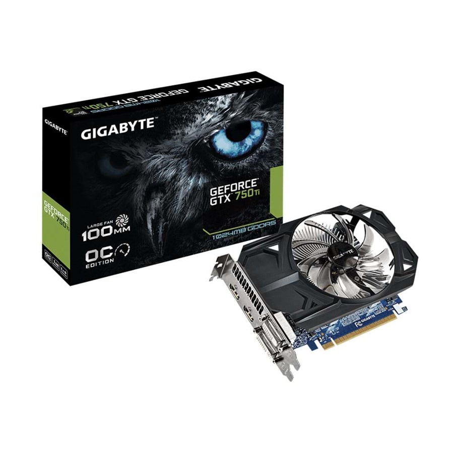Grafikkort - GIGABYTE GeForce GTX 750 Ti OC - 1GB GDDR5 RAM - Grafikkort - GV-N75TOC-1GI