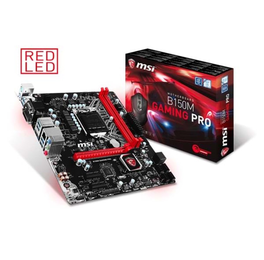 Bundkort - MSI B150M GAMING PRO Bundkort - Intel B150 Express - Intel LGA1151 socket - DDR4 RAM - Micro-ATX - B150M GAMING PRO