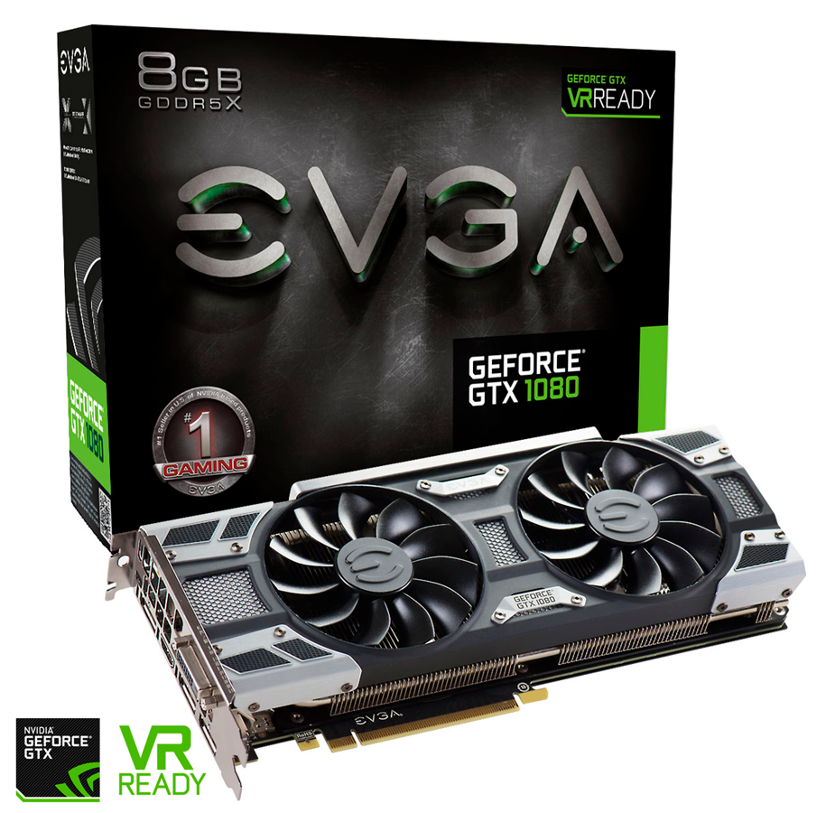 Grafikkort - EVGA GeForce GTX 1080 GAMING ACX 3.0 - 8GB GDDR5X RAM - Grafikkort - 08G-P4-6181-KR