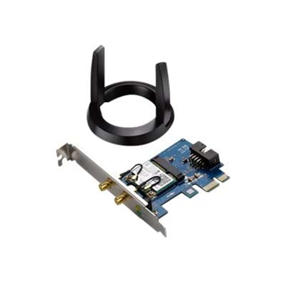 Netværksadapter (netkort, printserver mv.) - ASUS PCE-AC55BT - 90IG02Q0-MM0010