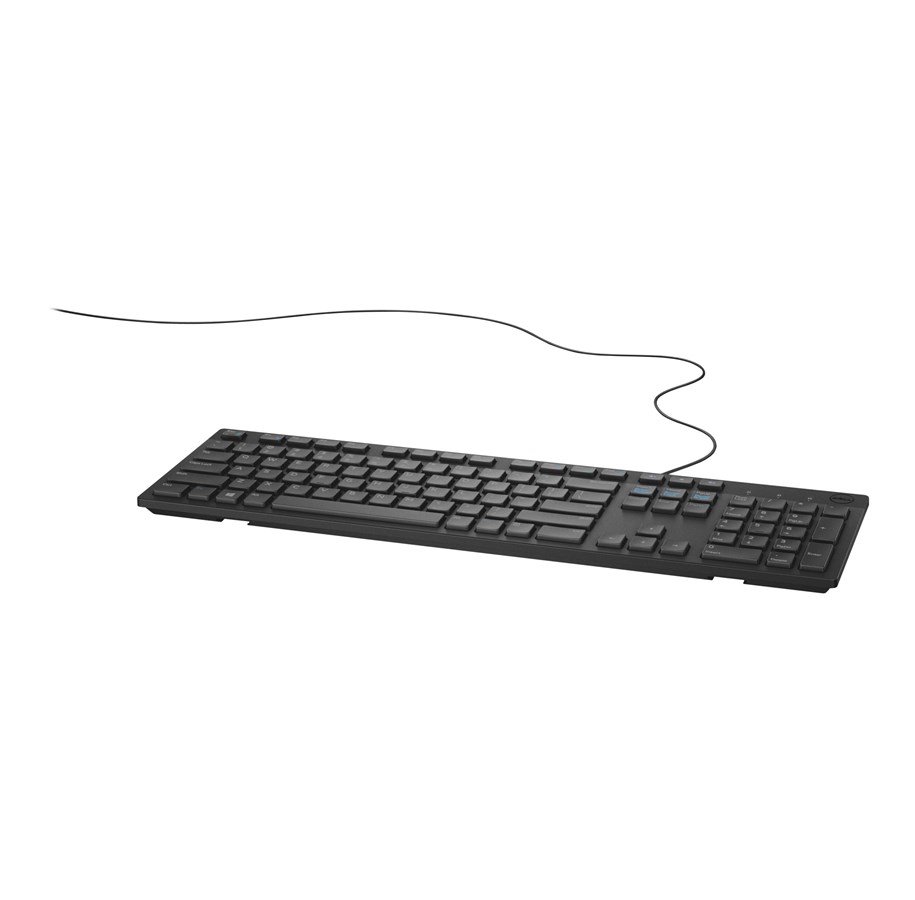 Tastatur - Dell Multimedia KB216 SV/FI - Tastatur - Finsk - Sort - 580-ADHC