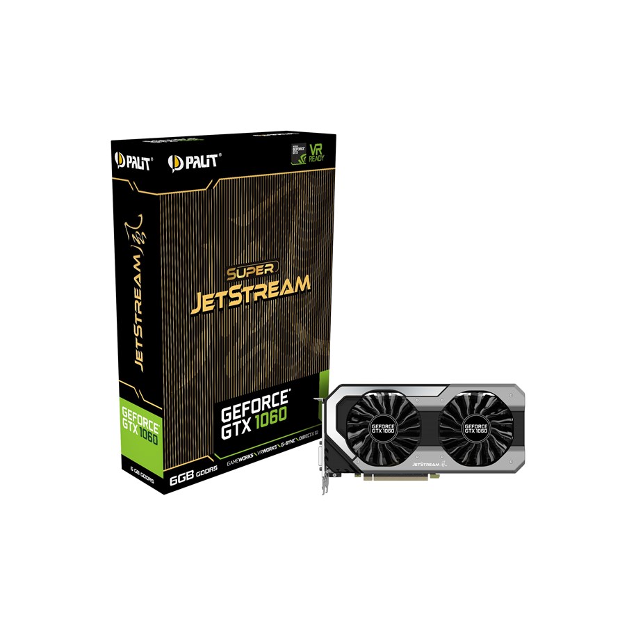 Grafikkort - Palit GeForce GTX 1060 Super JetStream - 6GB GDDR5 RAM - Grafikkort - NE51060S15J9J