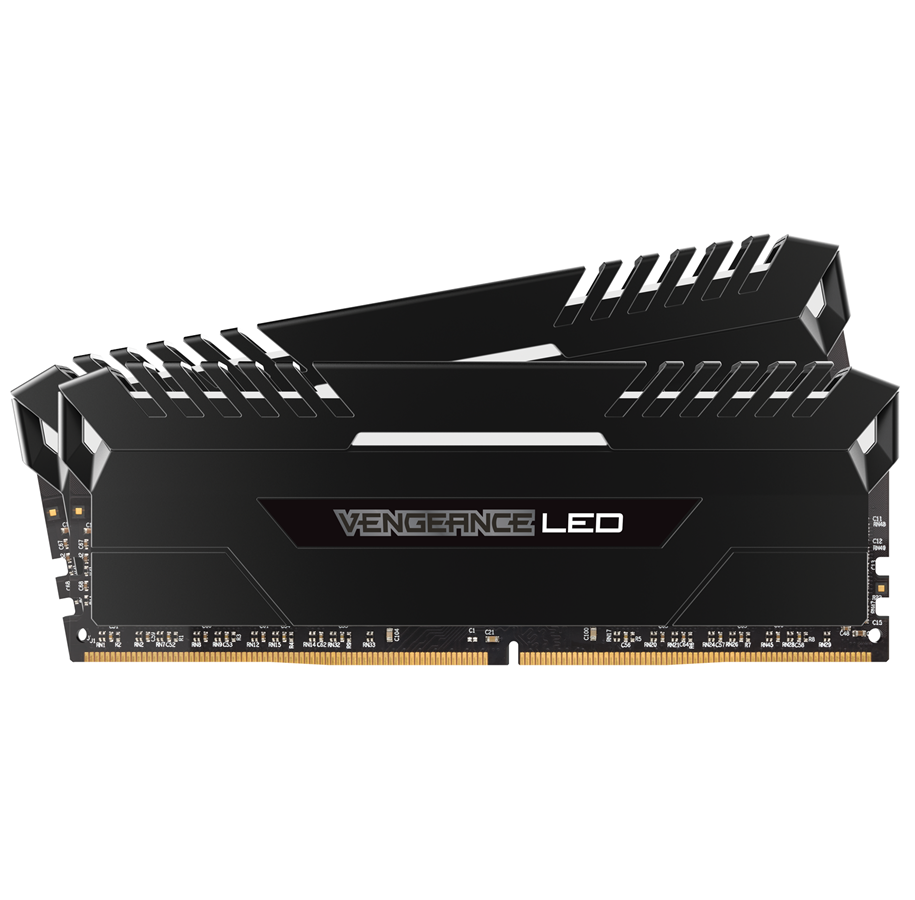 RAM - Corsair Vengeance LED White DDR4-3000 DC - 16GB - CMU16GX4M2C3000C15