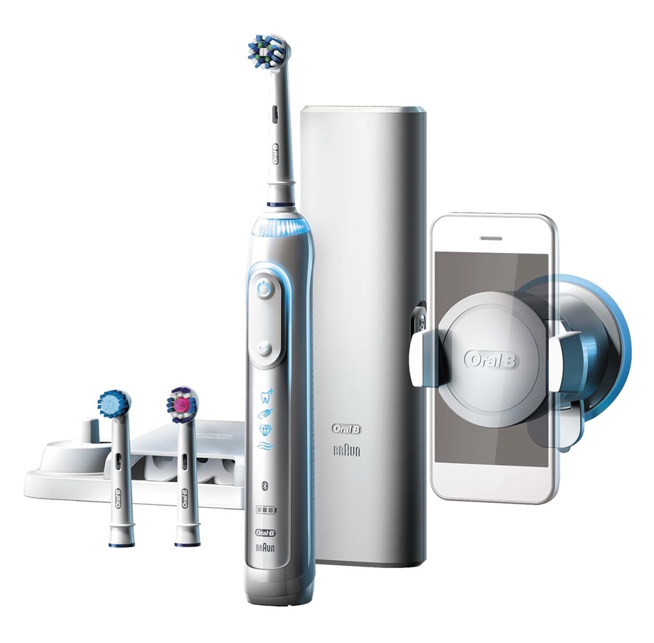 Eltandbørste - Oral-B Eltandbørste Genius 8000 - White - 171829