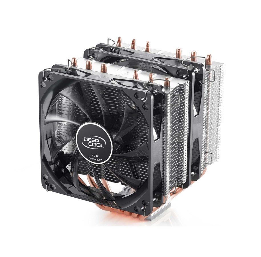 CPU Køler - DeepCool NEPTWIN V2 - CPU Luftkøler - Max 30 dBA - DP-MCH6-NT-NTAM4
