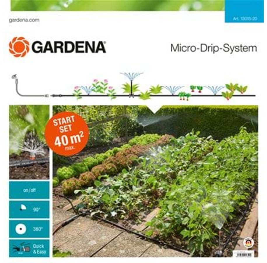 Havevanding - Gardena Startsæt, planteområder - 13015-20