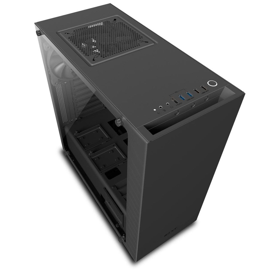 Kabinet - NZXT S340 Elite - Matte Black - Kabinet - Miditower - Sort - CA-S340W-B3