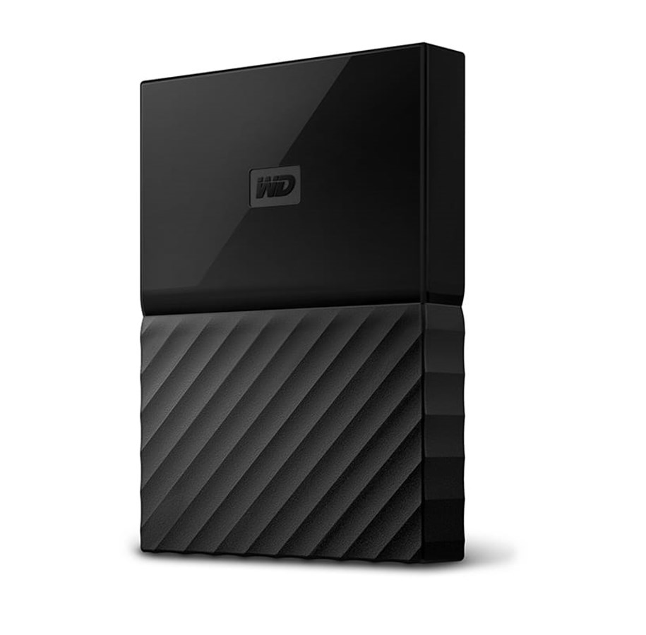 Harddisk - Ekstern - WD My Passport (NEW) Black BYNN0010BBK - 1TB - Ekstern Harddisk - Sort - WDBYNN0010BBK-WESN