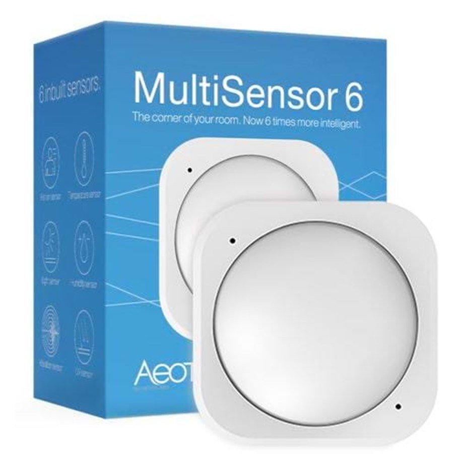 Smart Home - Aeotec Multisensor 6 - 6 sensor in 1 - AEOEZW100