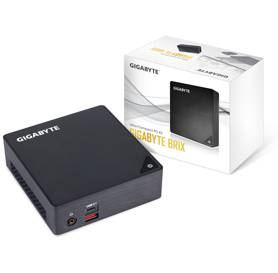 Stationær - Mini PC / Barebone - GIGABYTE BRIX GB-BKi5A-7200 Kaby Lake - GB-BKI5A-7200
