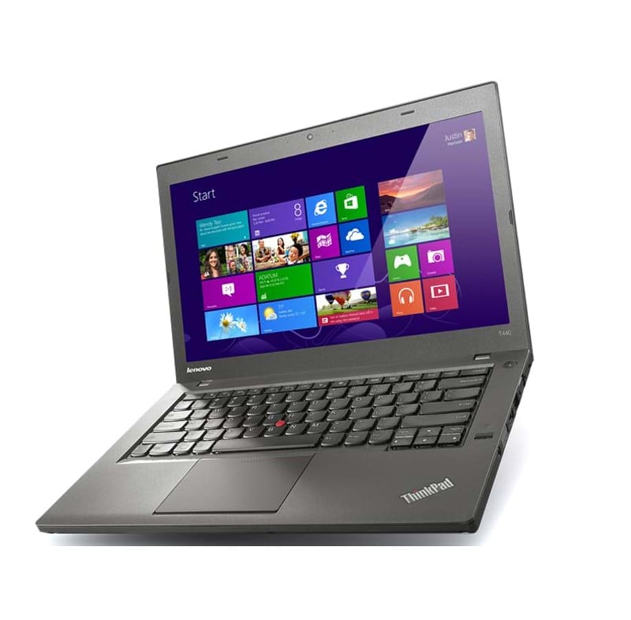 Bærbar - Lenovo ThinkPad T440 - i5/8GB/256GB SSD - Touch - T440/i5-8-256/W10P/SILVER/TOUCH