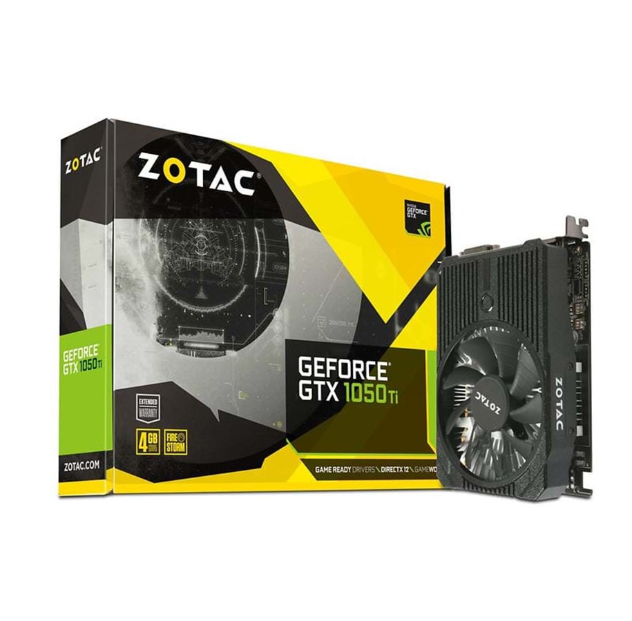Grafikkort - ZOTAC GeForce GTX 1050 Ti Mini - 4GB GDDR5 RAM - Grafikkort - ZT-P10510A-10L