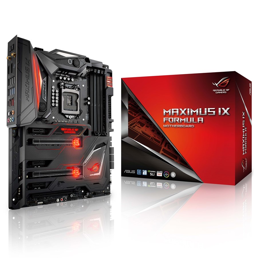 Bundkort - ASUS ROG MAXIMUS IX FORMULA Bundkort - Intel Z270 - Intel LGA1151 socket - DDR4 RAM - ATX - 90MB0RX0-M0EAY0