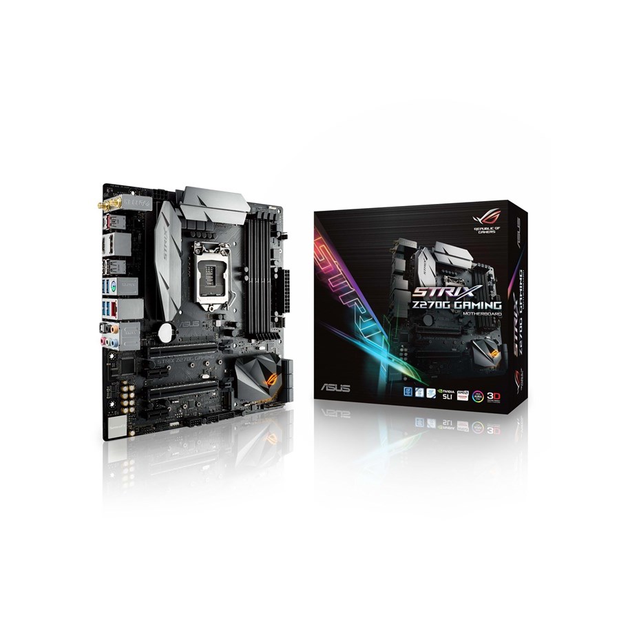 Bundkort - ASUS ROG STRIX Z270G GAMING Bundkort - Intel Z270 - Intel LGA1151 socket - DDR4 RAM - Micro-ATX - 90MB0S80-M0EAY0