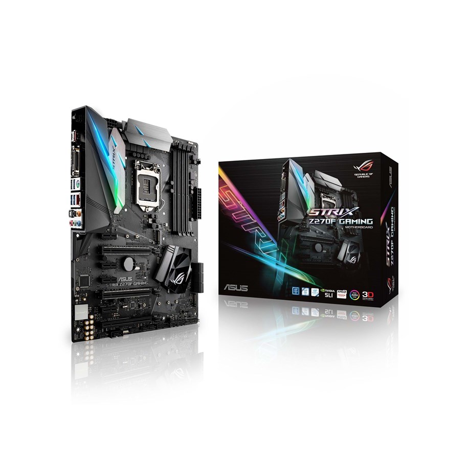 Bundkort - ASUS ROG STRIX Z270F GAMING Bundkort - Intel Z270 - Intel LGA1151 socket - DDR4 RAM - ATX - 90MB0SV0-M0EAY0