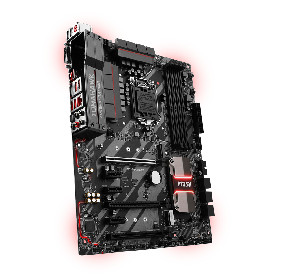 Bundkort - MSI Z270 TOMAHAWK Bundkort - Intel Z270 - Intel LGA1151 socket - DDR4 RAM - ATX - Z270 TOMAHAWK