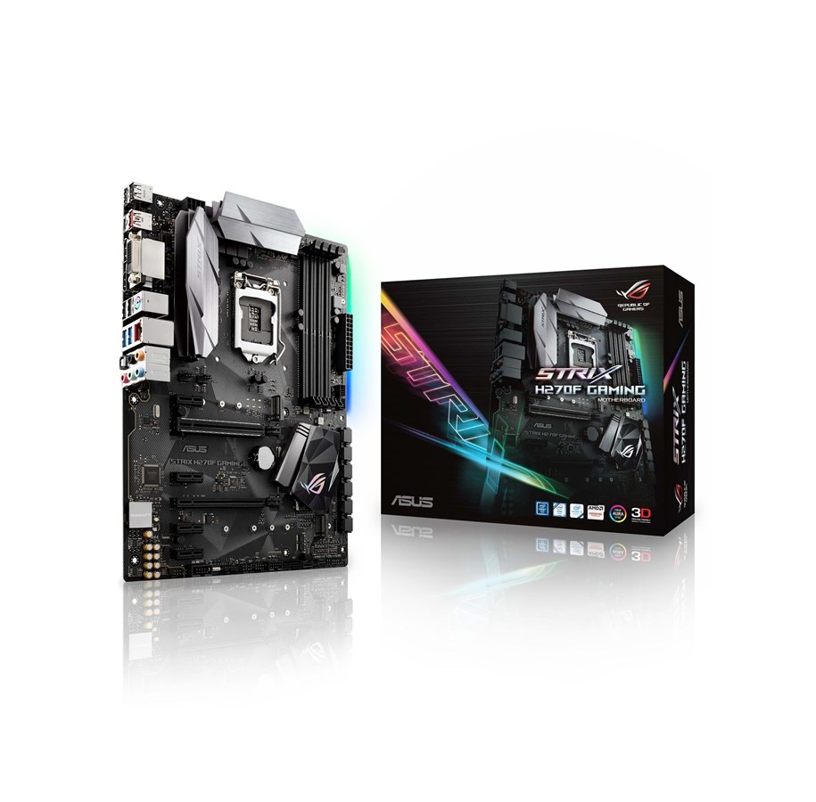 Bundkort - ASUS ROG STRIX H270F GAMING Bundkort - Intel H270 - Intel LGA1151 socket - DDR4 RAM - ATX - 90MB0S70-M0EAY0