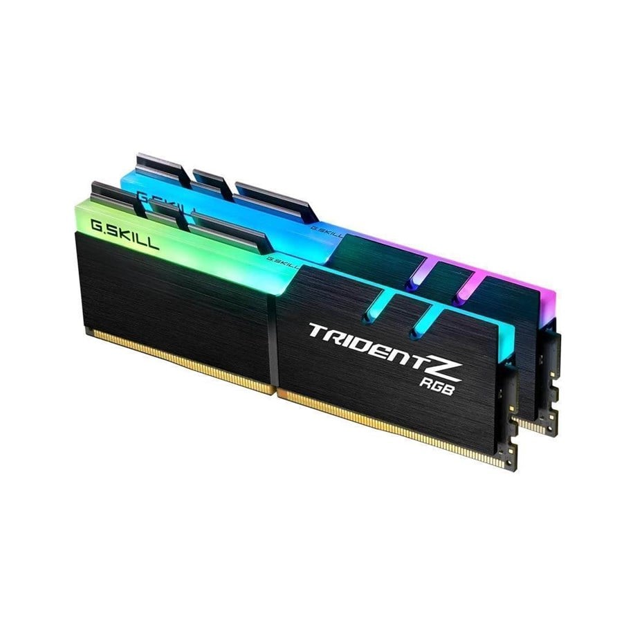 RAM - G.Skill Trident Z RGB DDR4-3600 - 16GB - CL16 - Dual Channel (2 pcs) - Intel XMP - Sort med RGB - F4-3600C16D-16GTZR