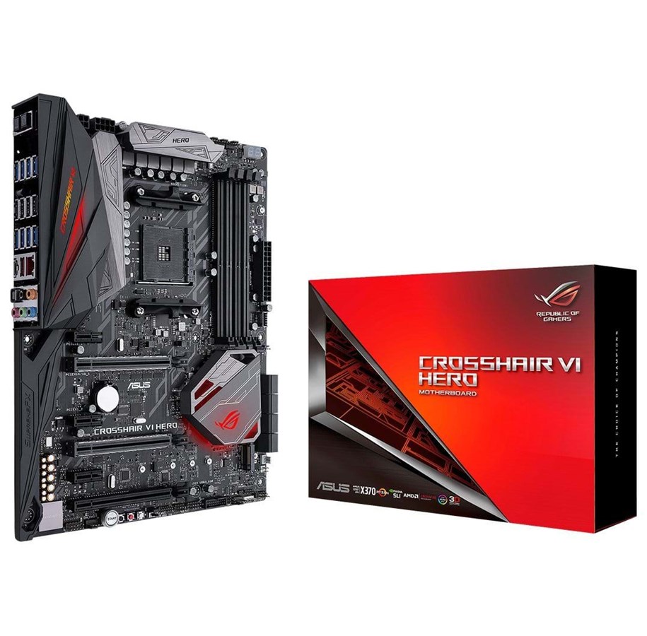 Bundkort - ASUS ROG CROSSHAIR VI HERO Bundkort - AMD X370 - AMD AM4 - DDR4 RAM - ATX - 90MB0SC0-M0EAY0