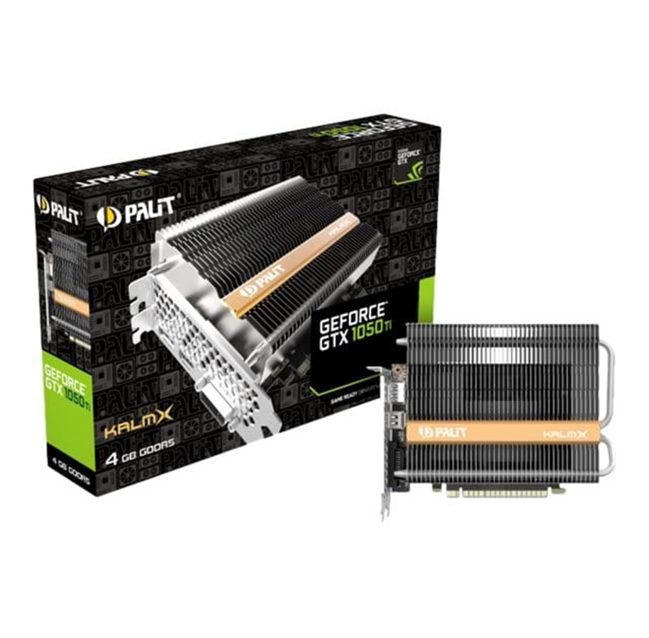 Grafikkort - Palit GeForce GTX 1050 Ti KalmX - 4GB GDDR5 RAM - Grafikkort - NE5105T018G1H