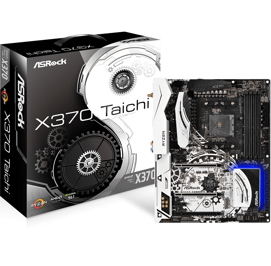 Bundkort - ASRock X370 Taichi Bundkort - AMD X370 - AMD AM4 socket - DDR4 RAM - ATX - X370 TAICHI