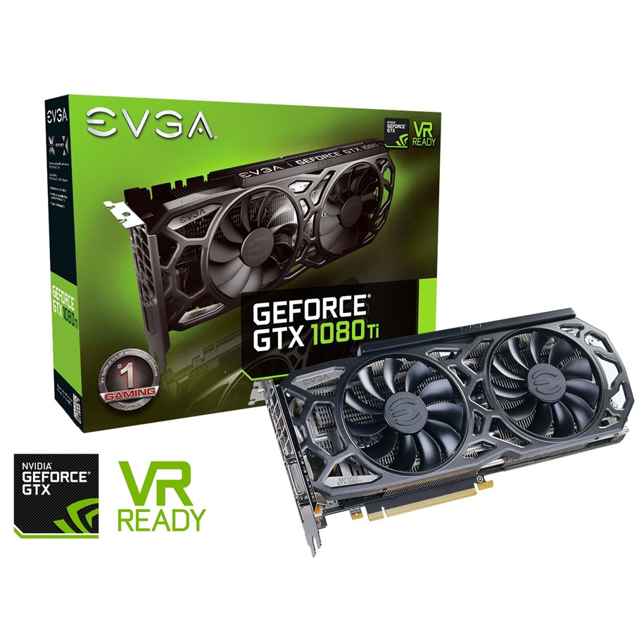 Grafikkort - EVGA GeForce GTX 1080 Ti Black - 11GB GDDR5X RAM - Grafikkort - 11G-P4-6393-KR