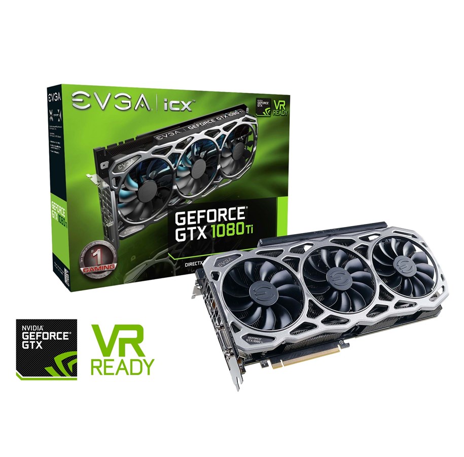 Grafikkort - EVGA GeForce GTX 1080 Ti FTW - 11GB GDDR5X RAM - Grafikkort - 11G-P4-6696-KR