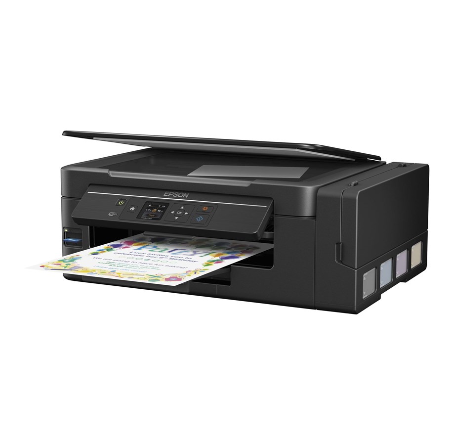 Printer - Epson EcoTank ET-2650 Multifunktion - Farve - Blæk - C11CF47402