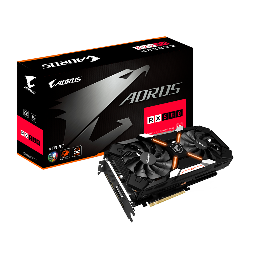 GIGABYTE Radeon RX 580 AORUS 8GB GDDR5 RAM Grafikkort Billig gigabyte-radeon-rx-580-aorus-8gb-gddr5-ram-grafikkort-billig